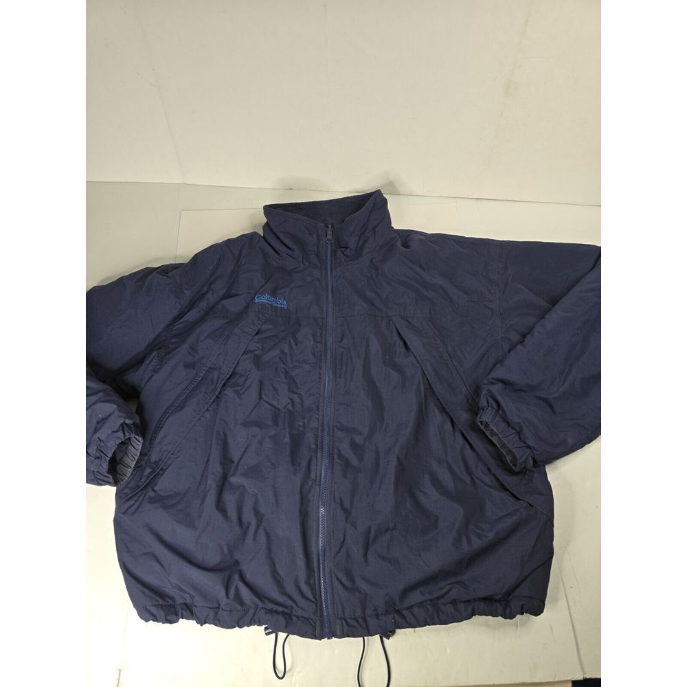 Vintage Columbia Jacket Coat Men's XL Y2K Blue Sportswear Coat 7004 Windbreaker
